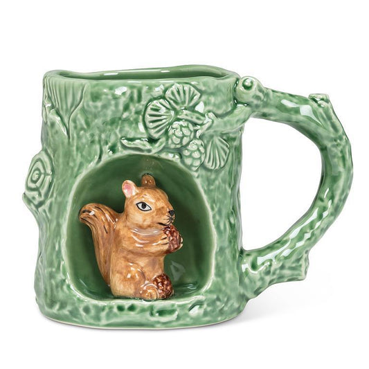 Tree Lookout Mug With Squirrel