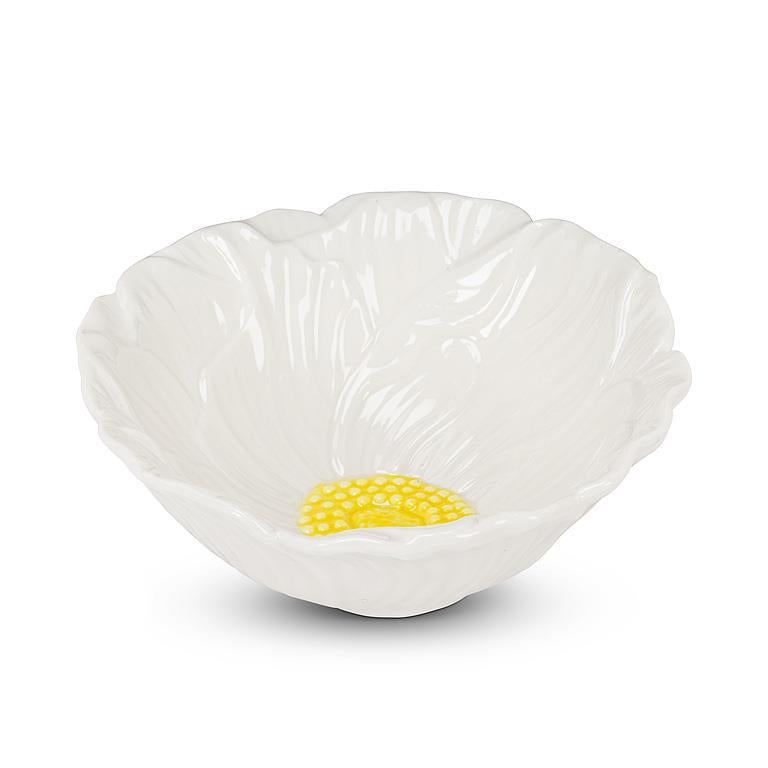 Small White Flower Dish
