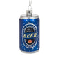 Blue Beer Can Ornament