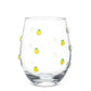 Stemless Wine Glass With Lemons
