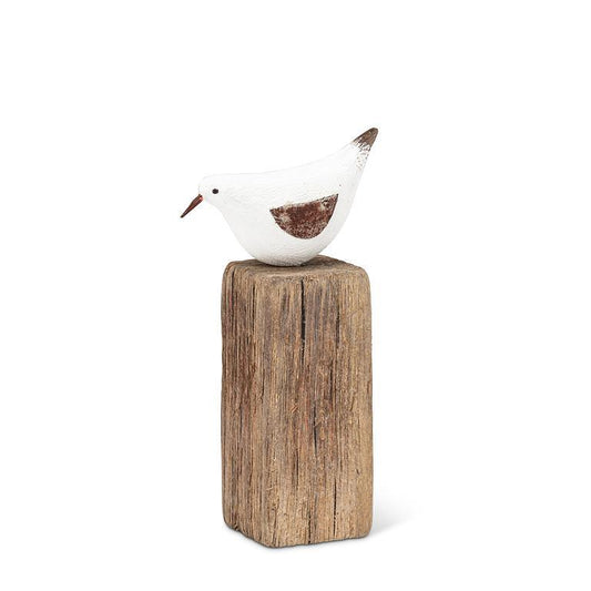Small Sea Bird On Post