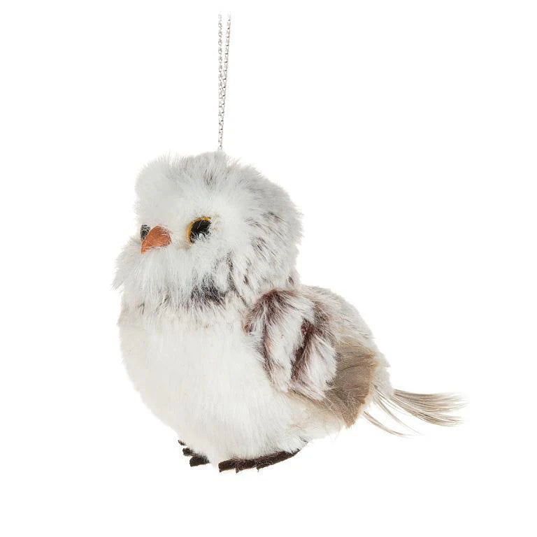 Small Fluffy Owl Tree Ornament