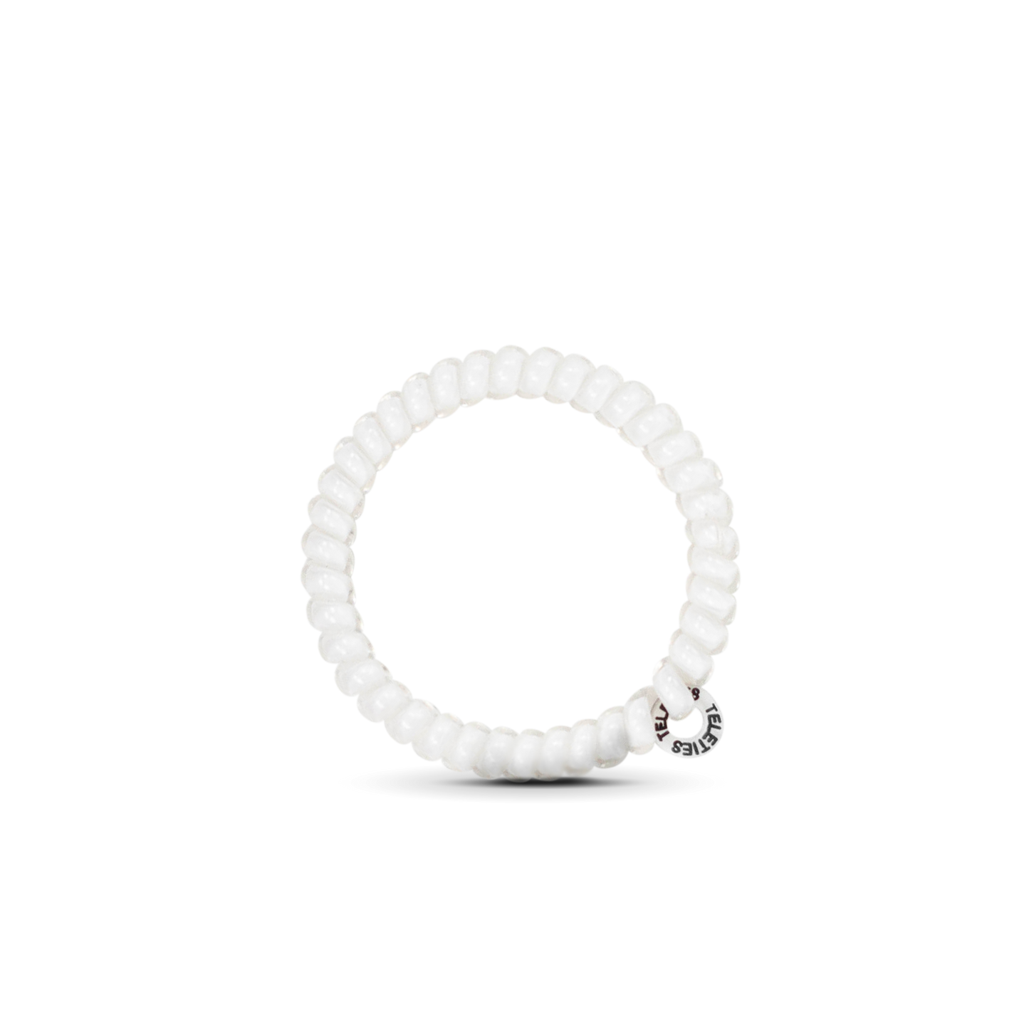 Teleties Spiral Hair Coils | Small | Coconut White Hair Ties