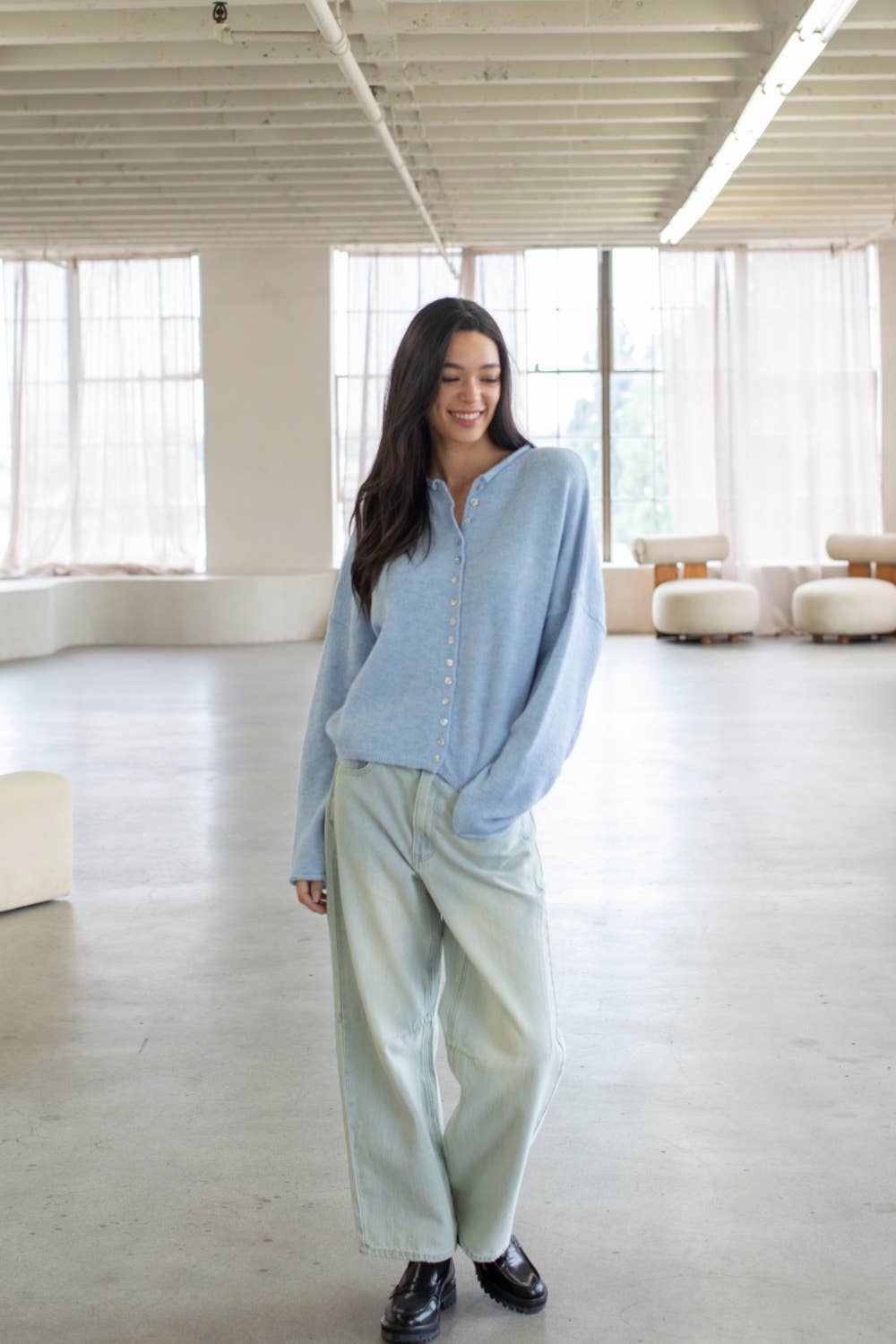 Mismatch Buttons Piper Cardigan