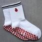 Ladybug Grip Socks