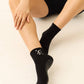 The Harlow Grip Sock: Cherries
