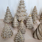 Concrete Christmas Trees - Beige Small Twirly