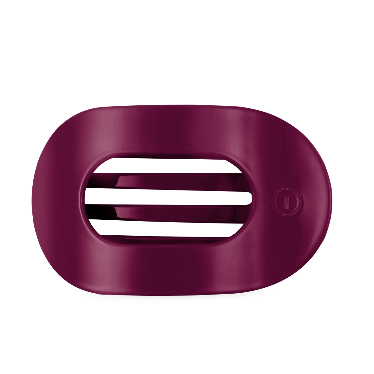 Mulberry | Large | Flat Round Hair Clip