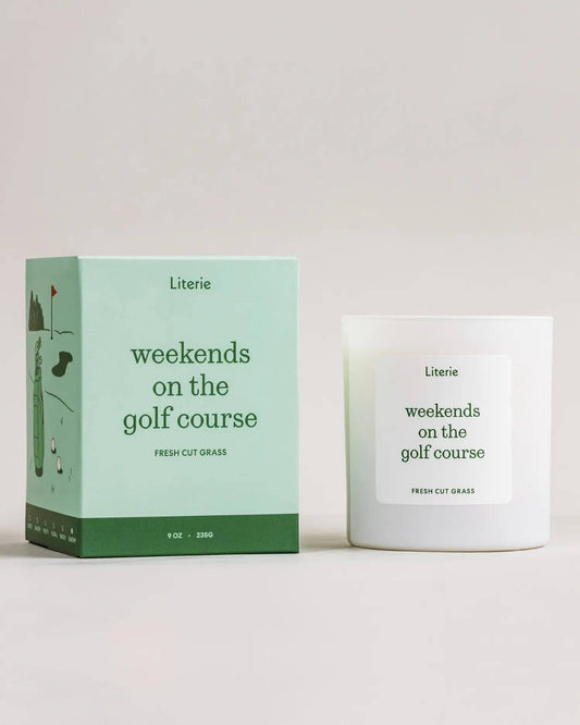 Weekends on the Golf Course Candle