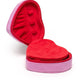 Velvet Jewelry Zip Case / Organizer - Heart Shaped w/ Bow