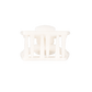 Open | Coconut White | Petite Claw Clip
