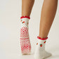 Strawberry Ruffle Grip Sock, Pilates Socks