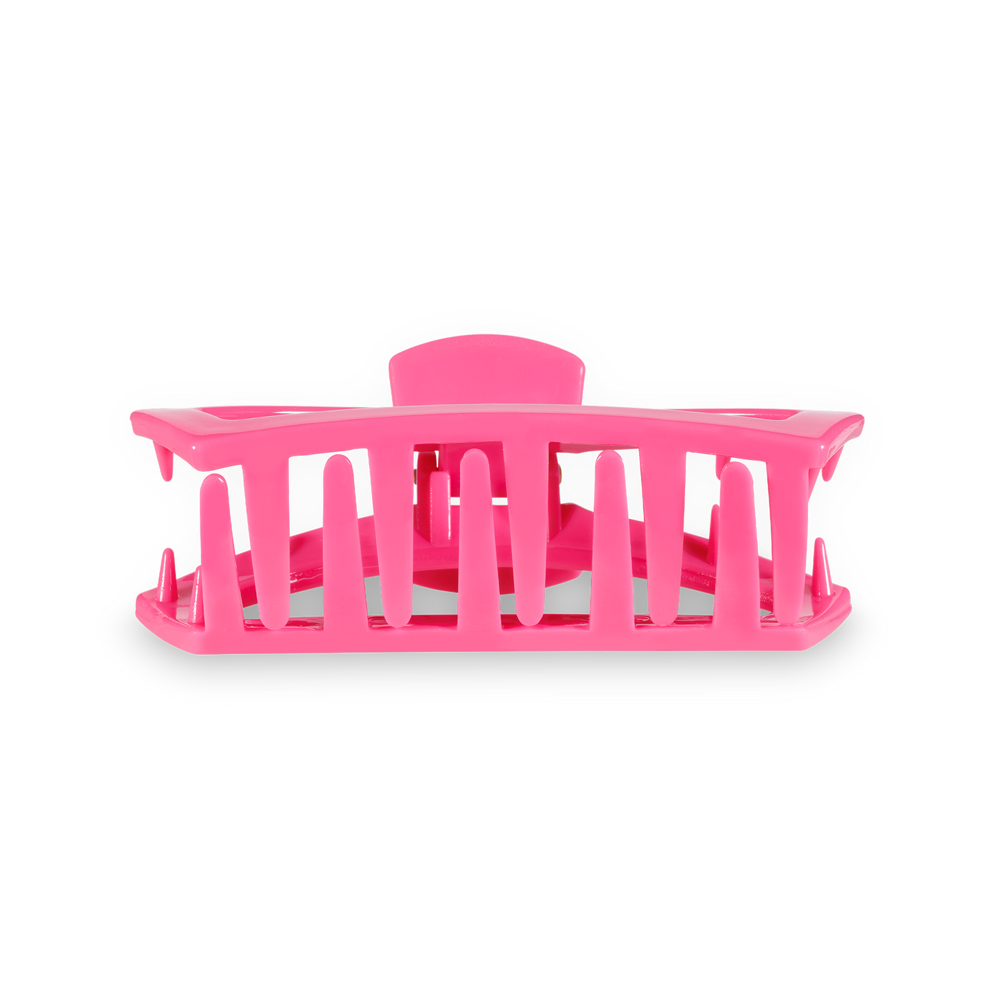 Teleties Open Hair Clip | Med. | Paradise Pink