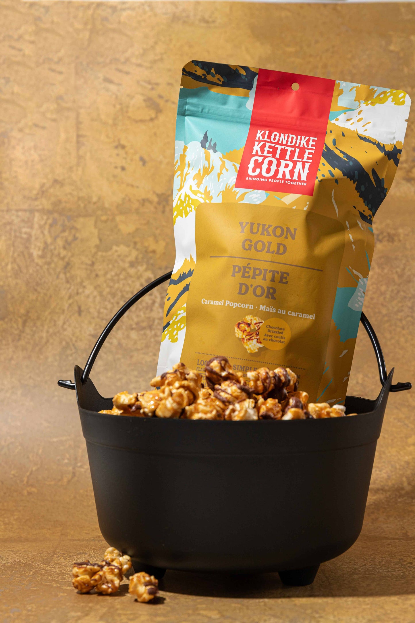 Yukon Gold Chocolate Drizzled Caramel Corn: Regular