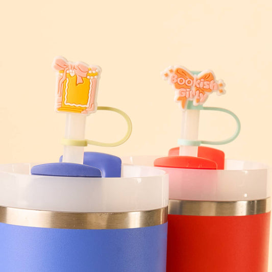 Straw Topper Set–Bookish Girly
