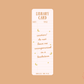 Do Not Leave Me Unsupervised Library Card - Bookmark