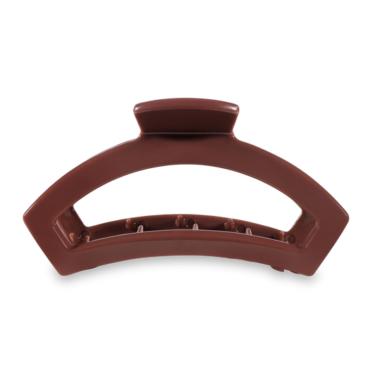 Teleties Open Hair Clip Large Nutmeg