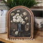 Arch Top Moody Roses Framed Art  : 6x8"