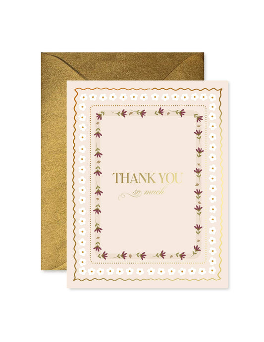 Thank You Album Greeting Card