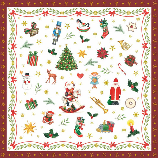 Ornaments All Over Lunch Napkins