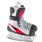 Hanging Silver/Red Glass Hockey Skates Ornament