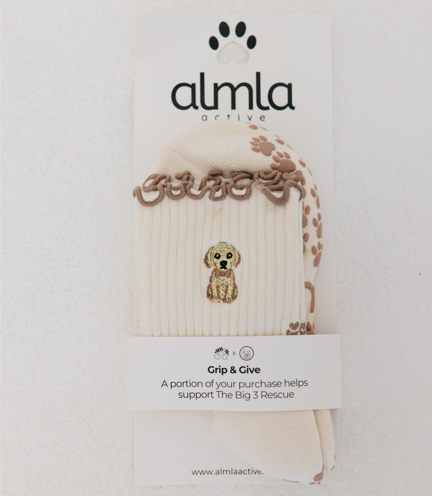Goldendoodle Grip Socks