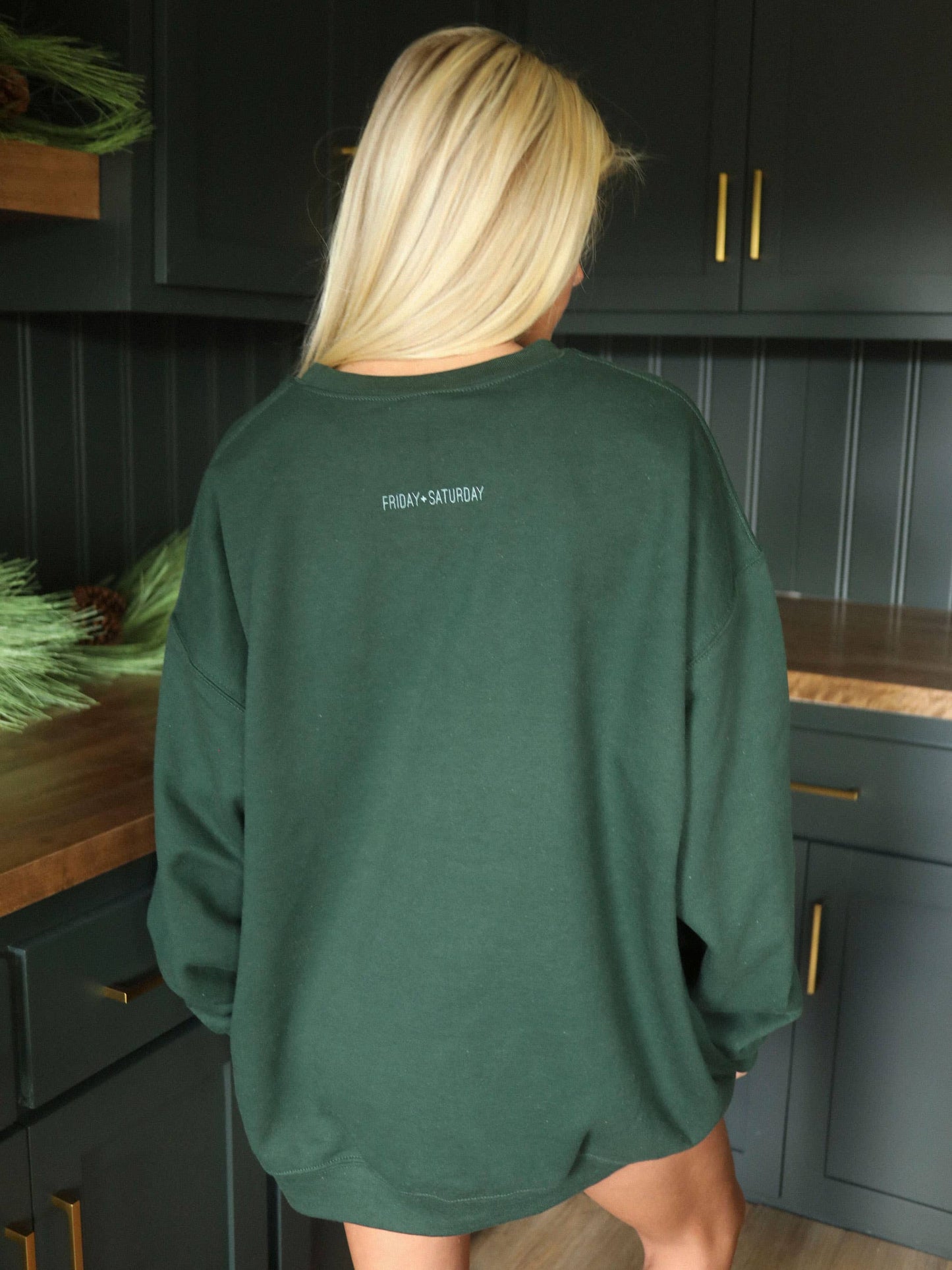 Friday + Saturday Naughty and Nice Sweatshirt