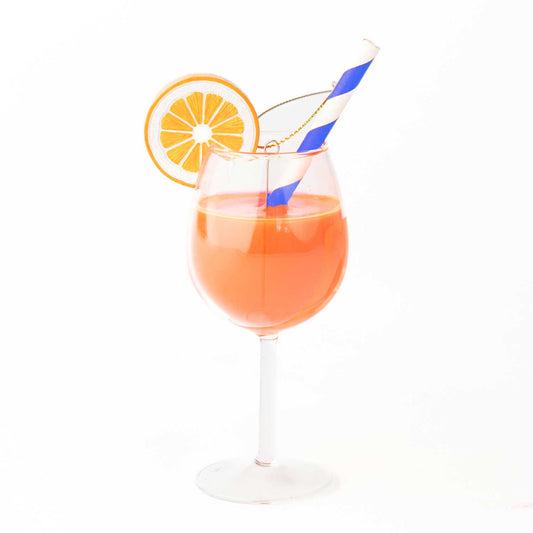 Aperitif Boxed Glass Ornament