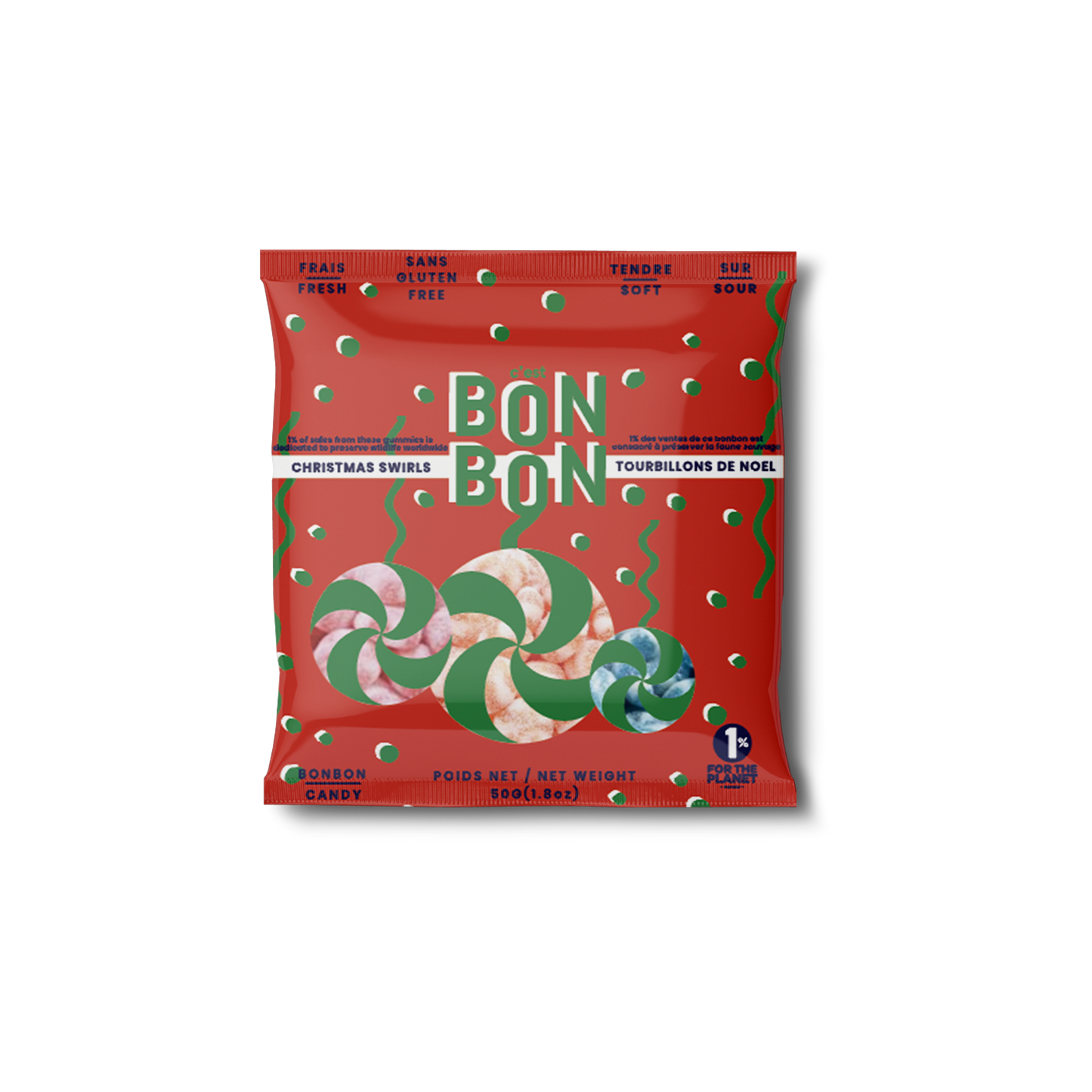 Bon Bon Christmas Swirls Mini Bag