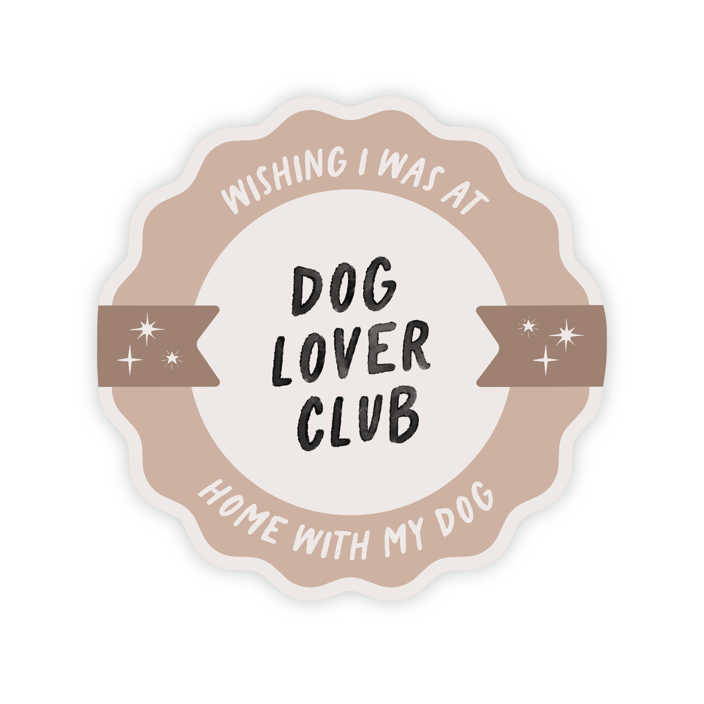 Dog Lover's Club - Vinyl Sticker