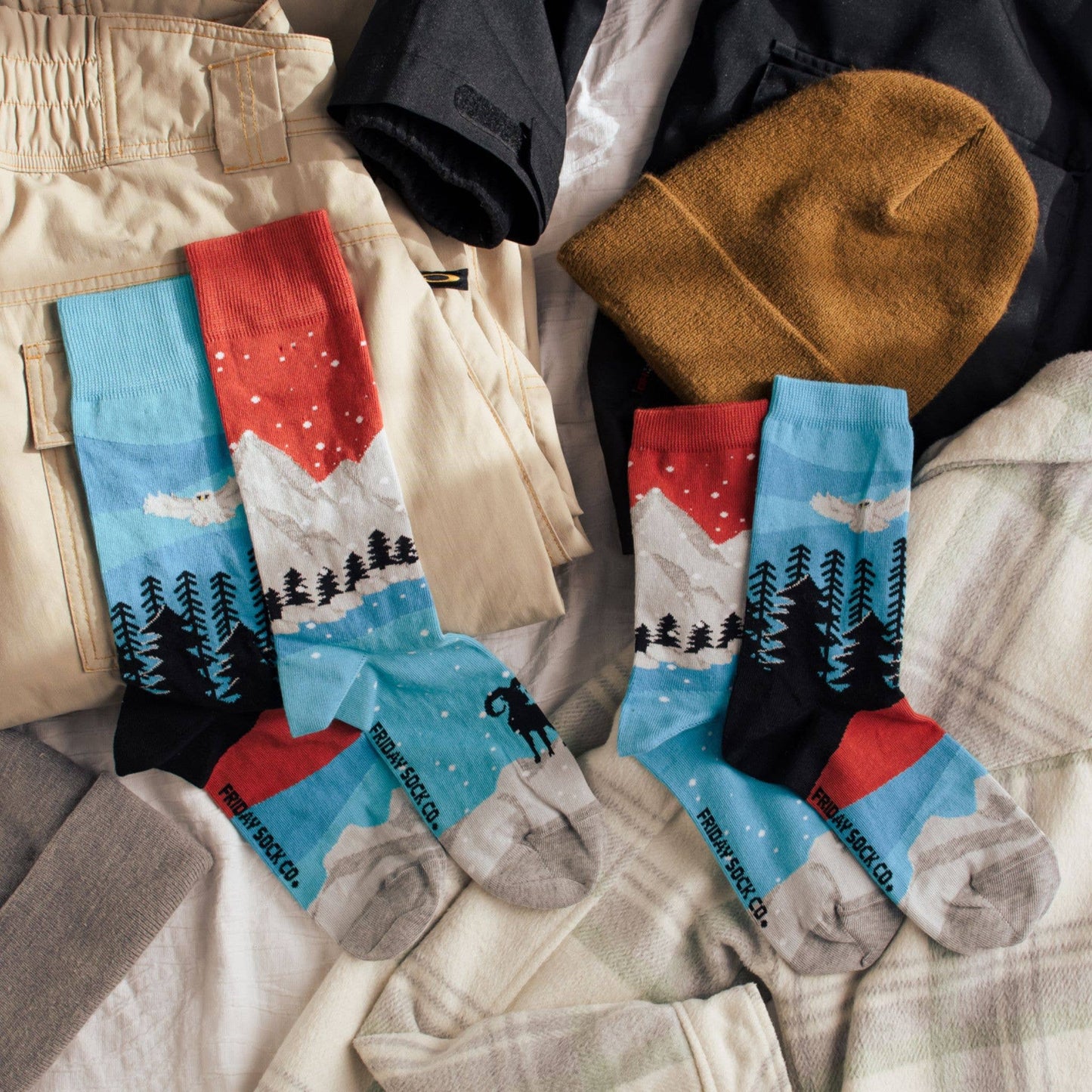 Friday Sock Co. Canadian Landscape Rockies