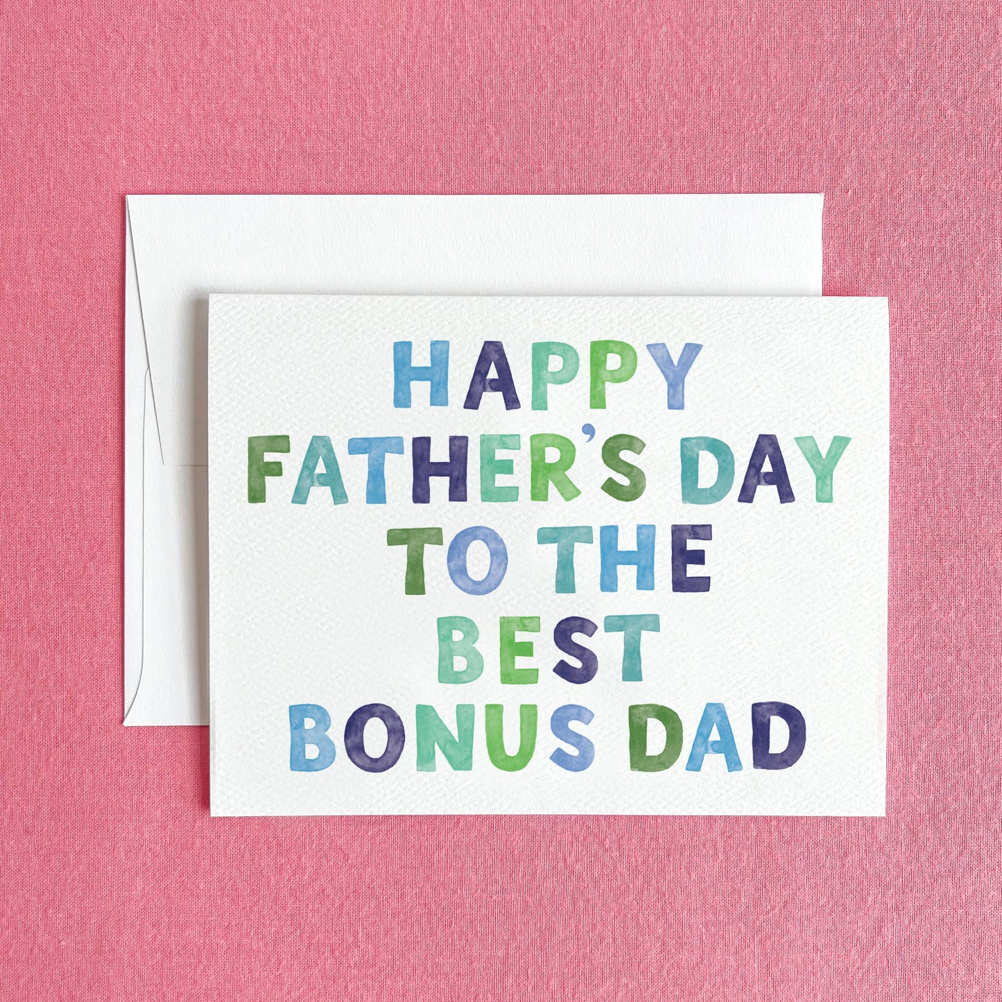 Bonus Dad Father's Day Greeting Card | Step Dad Card