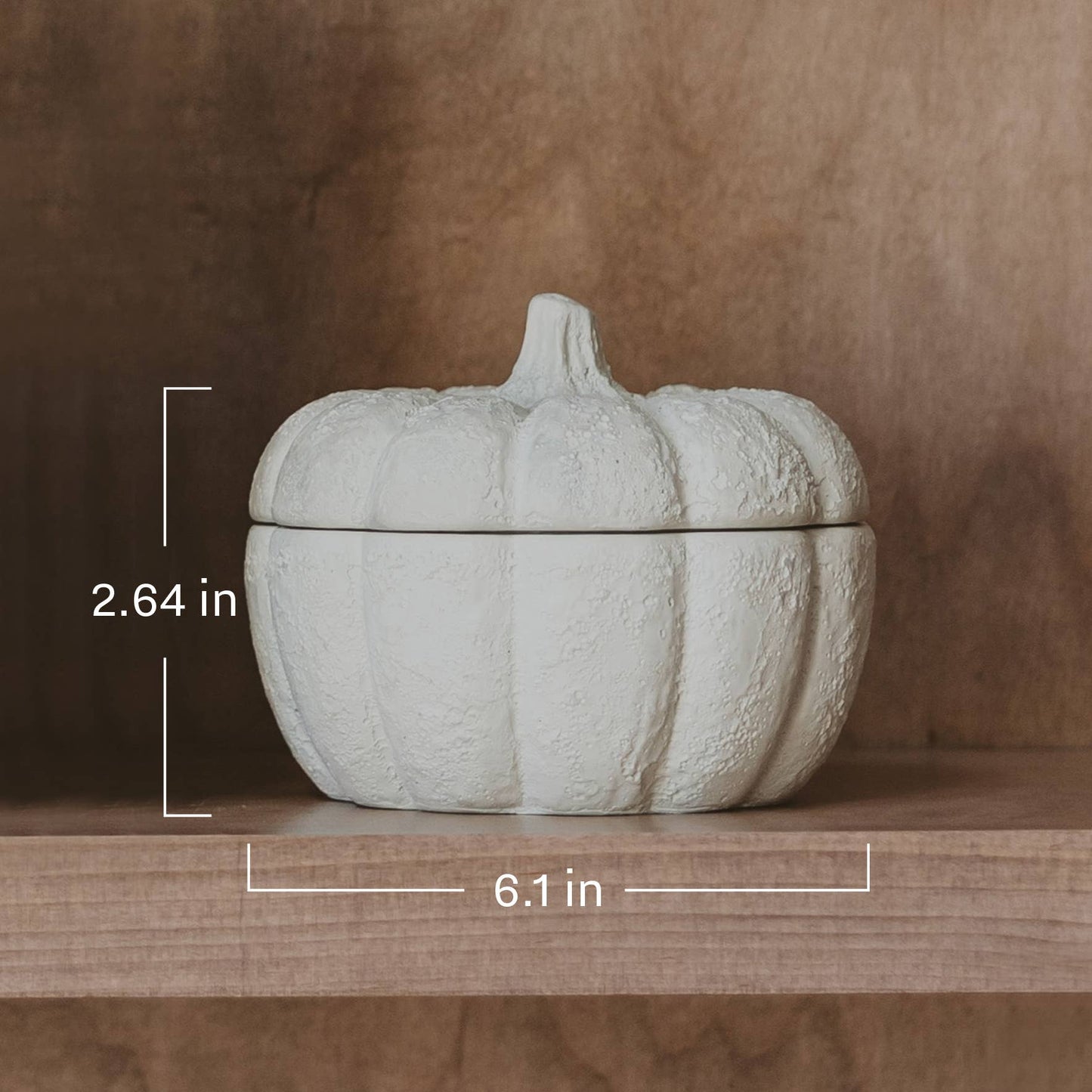 Pumpkin Jar Soy Candle, 13.5 oz - Cashmere and Vanilla