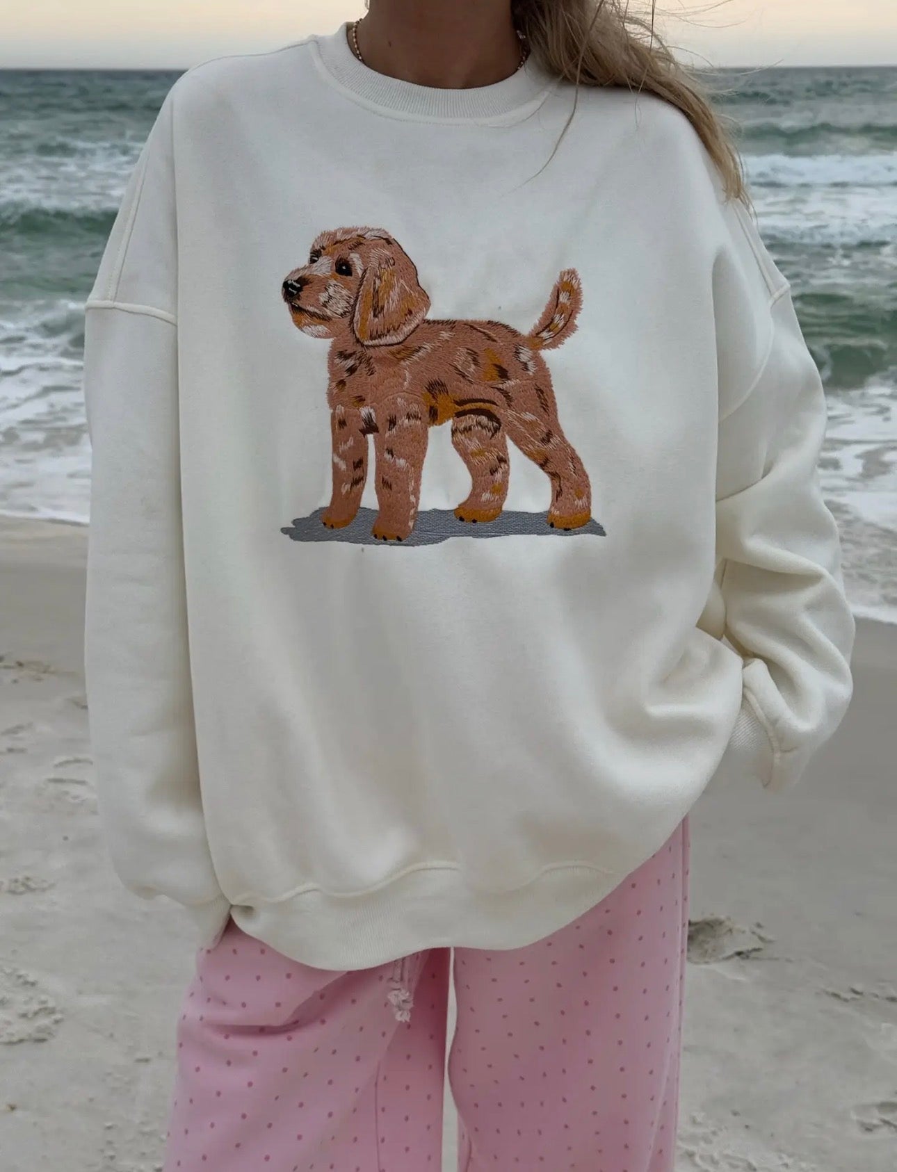 Goldendoodle Embroidered Sweatshirt