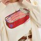 Free People Graphic Camden Pullover Sardine