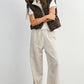 Floral Fleece Sleeveless Vest