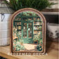 Arch Top Book Store Framed Art    : 6x8"