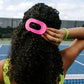 Teleties Flat Round Hair Clip Large Tropical Punch