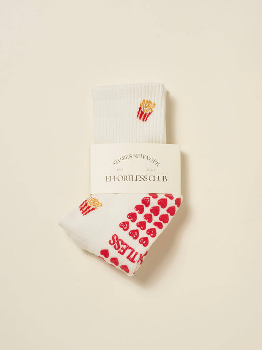 French Fries Grip Sock