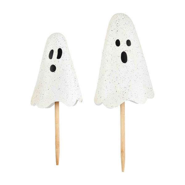 Mudpie Metal Ghost Yard Stakes