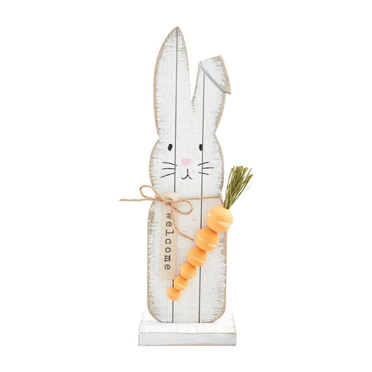 Mudpie Small Planked Bunny Sitter