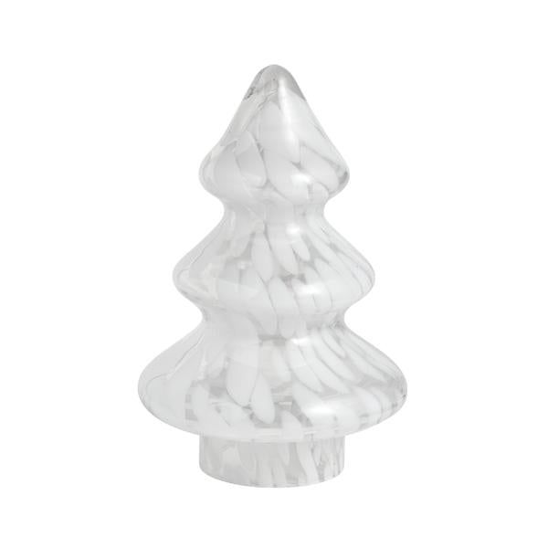 Mudpie Large White Tortoise Glass Tree