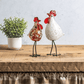 Mudpie Small Glass Chicken