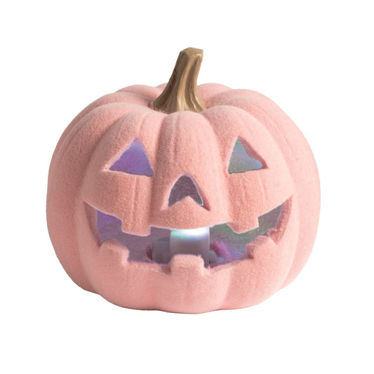 Mudpie Pink Pumpkin LED Decor