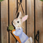 Mudpie Tin Bunny Door Hanger