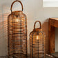Mudpie Rattan Battery Operated Lantern