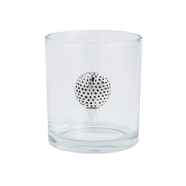 Mudpie Ball And Tee Icon Glass