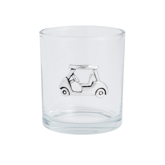Mudpie Golf Cart Icon Glass