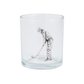 Mudpie Golfer Icon Glass