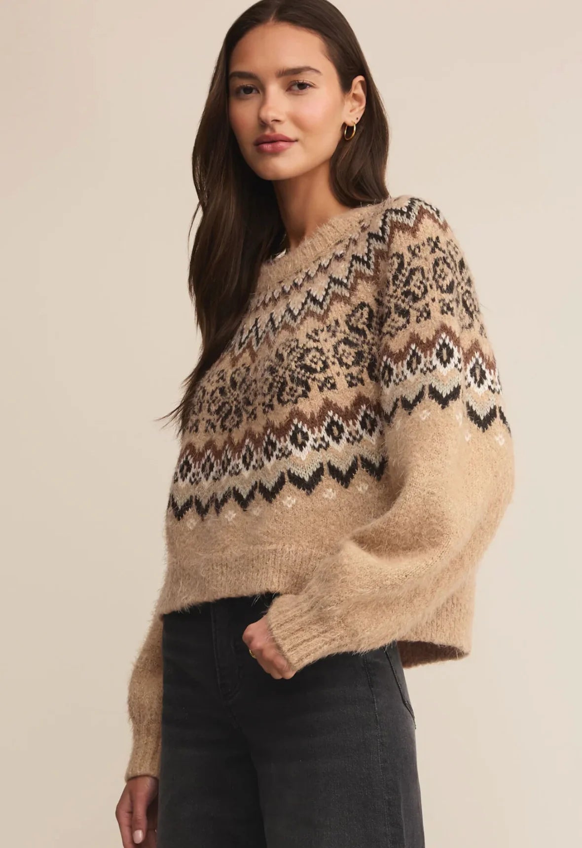 Z Supply Kenaby Fair Isle Sweater